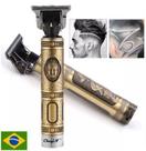 Máquina Acabamento Aparador Cortador Cortar Cabelo Barba Bigode Pelos Elétrica Recarregável Bivolt