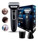 Maquina Acabamento Aparador de pelos Recarregável Detalhe Cabelo Barba Nariz Sem Fio - Inova Maquina Acabamento Aparador de pelos Recarregável Detalhe Cabelo Barba Nariz Sem Fio - Inova