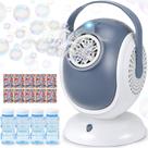 Máquina automática de bolhas Britik com ventilador giratório de 360