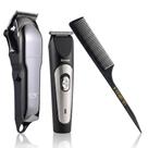 Máquina Cortar Cabelo 4007BS + Acabamento T-Blade + Pente