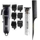 Máquina Cortar Cabelo 4007BS + Acabamento T-Blade + Pente