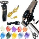 Maquina Cortar Cabelos One Profissional Motor Magnetic Inox 10 Pentes 0 à 25 mm Cortador Sem Fio Recarregável Barbeador Maquina Cortar Cabelos One Profissional Motor Magnetic Inox 10 Pentes 0 à 25 mm Cortador Sem Fio Recarregável Barbeador