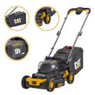 Máquina Cortar Grama a Bateria Cat Carrinho Cortador Recolhedor Recarregável Jardim Brushless Dg270