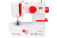 Máquina Costura Doméstica SS030-HT-2 Autovolt Mecânica Branca Com Vermelho - Sun Special