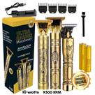 Máquina de Acabamento Barba e Cabelo Pro 2.0 Shaver Titânium Bivolt