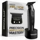Máquina de acabamento Cocco Veloce Pro Digital Gap sem fio preto fosco