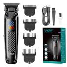 Máquina De Aparador Pelos Cabelo Barba Profissional Sem Fio VGR