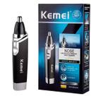 Maquina De Aparar Pelos Nariz Ouvido Kemei Km-6512