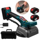 Maquina De Assentar Piso Elétrica Recarregável Porcelanato Vibratória 2 Baterias 48v Com Maleta