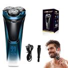 Máquina de barbear elétrica EISNZLAN 4D rotativa à prova dágua com LCD Máquina de barbear elétrica EISNZLAN 4D rotativa à prova dágua com LCD
