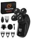 Máquina de Barbear Elétrica Groomie BaldiePro para Homens Carecas
