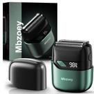 Máquina de barbear elétrica Mbzoey Emerald Green para homens