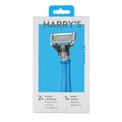Máquina de barbear manual Harry's Original Surf Blue Handle de 5 lâminas