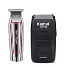 Máquina de Barbear Shaver + Aparador de Pelos Kemei 032 -1102 Recarregável