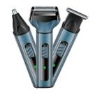 Máquina de Barbear Shaver e Acabamento 3 em 1 Recarregável Bivolt Aparador de Pelos Masculino