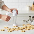Máquina de Biscoitos Biscoiteira c/ 18 Moldes Cookie Bolacha