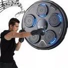 Máquina De Boxe Led Musical Treino Bluetooth Recarregáve