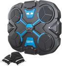 Máquina de boxe musical Bluetooth com luzes LED preta e azul