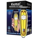 Maquina De Cabelo Acabamento Pezinho Kemei Metal Km i5S Gold