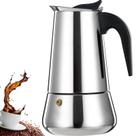Máquina de Café Espresso DITOSH para Fogão - 4 Xícaras (200ml) em Aço Inoxidável