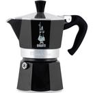 Máquina de café expresso Bialetti Moka Express 6 xícaras de 1,0 L de alumínio preto