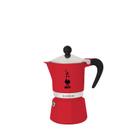Máquina de Café Expresso Bialetti Rainbow para Fogão - 6 Xícaras (250ml) - Vermelha Máquina de Café Expresso Bialetti Rainbow para Fogão - 6 Xícaras (250ml) - Vermelha
