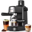 Máquina de café expresso KEENSTAR 3,5 bar com batedor de leite 800 W 4 xícaras