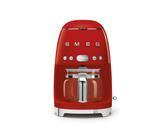 Máquina de café Smeg 50's Retro Style Garrafa de vidro de 10 xícaras vermelha