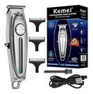 Maquina De Corta Cabelo Acabamento Kemei Km 1949 Gold ou Prata Metal Maquina De Corta Cabelo Acabamento Kemei Km 1949 Gold ou Prata Metal