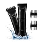 Máquina De Cortar Cabelo Barba E Pelos Corporais Masculino Hatteker 3 Em 1 Sem Fio Recarregável Prova água
