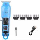 Maquina de Cortar Cabelo Barbeador Portatil Compact 2X1 Sem fio USB Azul