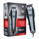 Máquina de Cortar Cabelo Barber Style Mega Profissional 110V
