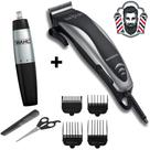 Maquina De Cortar Cabelo CR-02 + Aparador De Pelos Nasal