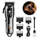 Máquina de Cortar Cabelo e Barba Sem Fio Display Lad Onex MQ7048 Profissional 10W 2400ma Original Máquina de Cortar Cabelo e Barba Sem Fio Display Lad Onex MQ7048 Profissional 10W 2400ma Original
