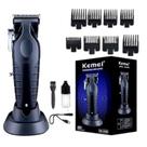 Máquina de cortar cabelo KEMEI km-2296 com lâmina ajustável sem fio para homens