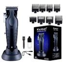 Máquina de cortar cabelo KEMEI km-2296 com lâmina ajustável sem fio para homens