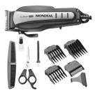 maquina de cortar cabelo mondial cr03 com 9 acessorios