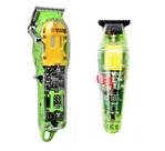 Máquina de cortar cabelo NG 308/408 +Acabamento Ng 202 Verde