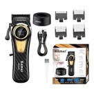 Máquina de Cortar Cabelo Profissional Kemei KM 2242 9000RPM com Base Carregadora Display LCD Sem Fio Bivolt Preta Máquina de Cortar Cabelo Profissional Kemei KM 2242 9000RPM com Base Carregadora Display LCD Sem Fio Bivolt Preta