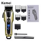 Máquina de Cortar Cabelo Profissional Kemei KM1990 Sem Fio Turbo 120 Minutos