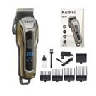 Máquina De Cortar Cabelo Profissional Kemei Recarregável