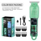 Máquina De Cortar Cabelo Profissional Smart Lcd Barbeador Elétrico Transparente Sem Fio Máquina De Cortar Cabelo Profissional Smart Lcd Barbeador Elétrico Transparente Sem Fio