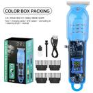 Máquina De Cortar Cabelo Profissional Smart Lcd Barbeador Elétrico Transparente Sem Fio Máquina De Cortar Cabelo Profissional Smart Lcd Barbeador Elétrico Transparente Sem Fio