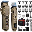 Máquina de cortar cabelo Scttomon Professional Kit de corte de cabelo masculino