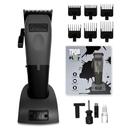 Máquina de cortar cabelo TPOB Mini Play sem fio, dupla velocidade, cinza