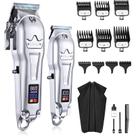 Máquina de cortar cabelo Ufree Professional Beard Trimmer Cordless Silver Máquina de cortar cabelo Ufree Professional Beard Trimmer Cordless Silver