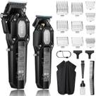 Máquina de cortar cabelo VGR 600 e 900 sem fio com 10 pentes de guia para homens