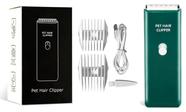 Máquina de cortar cães Tileen Quiet Lavável USB Recarregável Verde