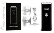 Máquina de cortar cães Tileon Quiet, lavável, USB, recarregável, preta
