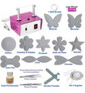 Máquina De Cortar Fita + Moldes + Cola - Kit Amor